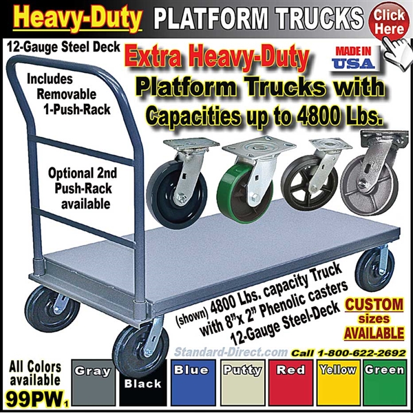 99PW HEAVY DUTY PLATFORM TRUCKS