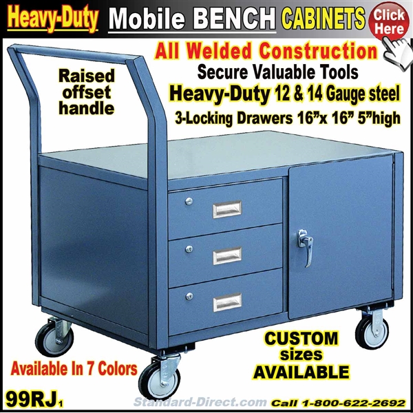 99RJ Mobile Bench cabinets