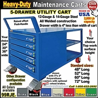 99RJE MAINTENANCE CART WITH DRAWERS