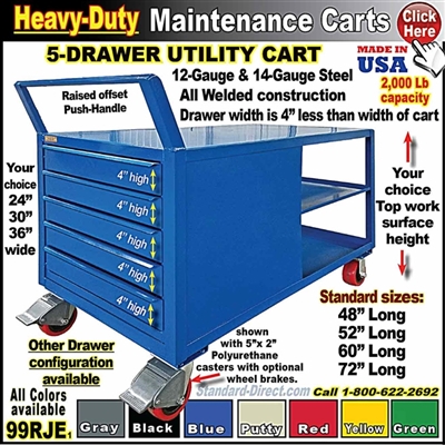 99RJE MAINTENANCE CART WITH DRAWERS