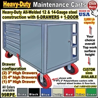 99RPE MAINTENANCE CART WITH DRAWERS