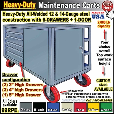 99RPE MAINTENANCE CART WITH DRAWERS