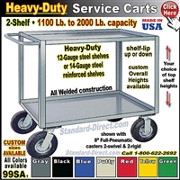 99SA * 2-Shelf Service Carts