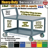 99SL * 2-Shelf Service Carts