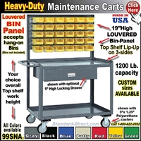 99SNA MAINTENANCE CART with louvered panel