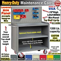 99SNG MAINTENANCE CART with louvered panel