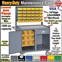 99SNJ MAINTENANCE CART with louvered panel