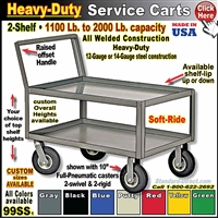 99SS * 2-Shelf Service Carts