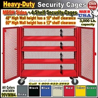 99VMM4 * Heavy-Duty Security Trucks with 4 shelves