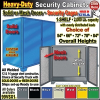 99VSX1 * Heavy-Duty Security Cabinets