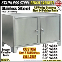 99ZP Stainless Steel Bench cabinets