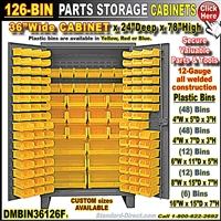 DMBIN36126F *126-Bin Cabinet