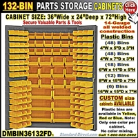 DMBIN36132FD 132-BIN CABINET