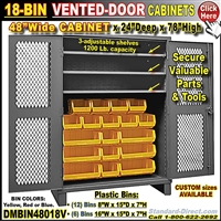DMBIN48018V *18-Bin Cabinet