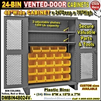 DMBIN48024V *24-Bin Cabinet