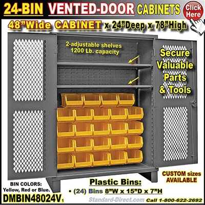 DMBIN48024V *24-Bin Cabinet