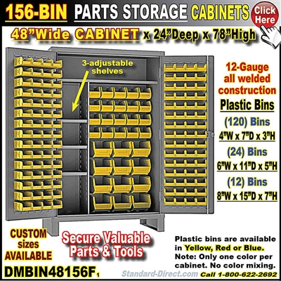 DMBIN48156F 156-BIN CABINET