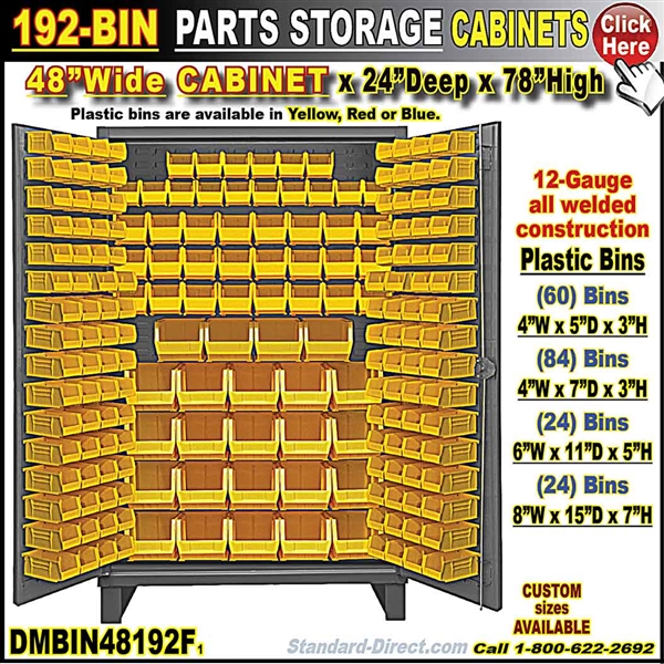 DMBIN48192F 192-BIN CABINET