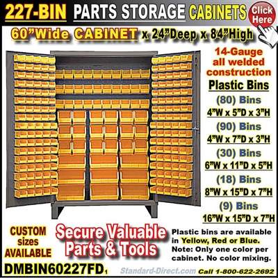 DMBIN60227F 227-BIN CABINET