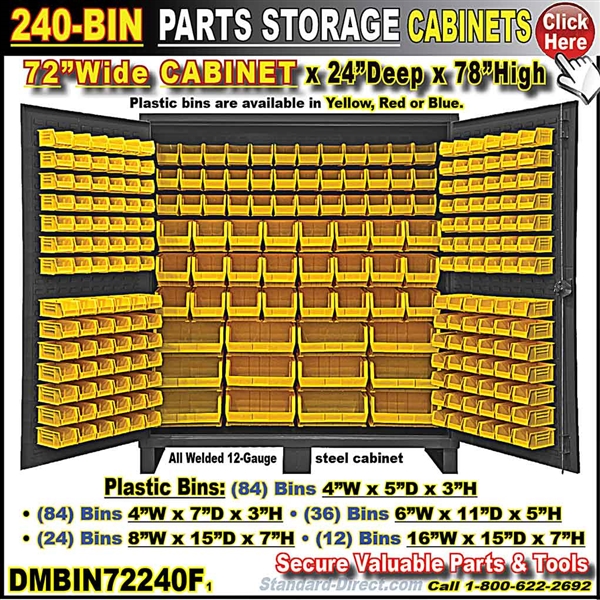 DMBIN72240F 240-BIN CABINET