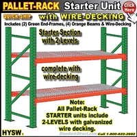 HYSW * Pallet Rack Wire-Deck Starter