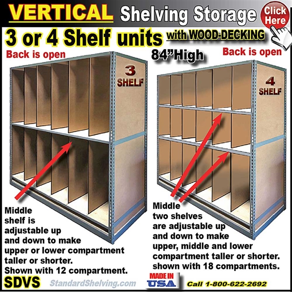 SDVS * VERTICAL STORAGE Shelving