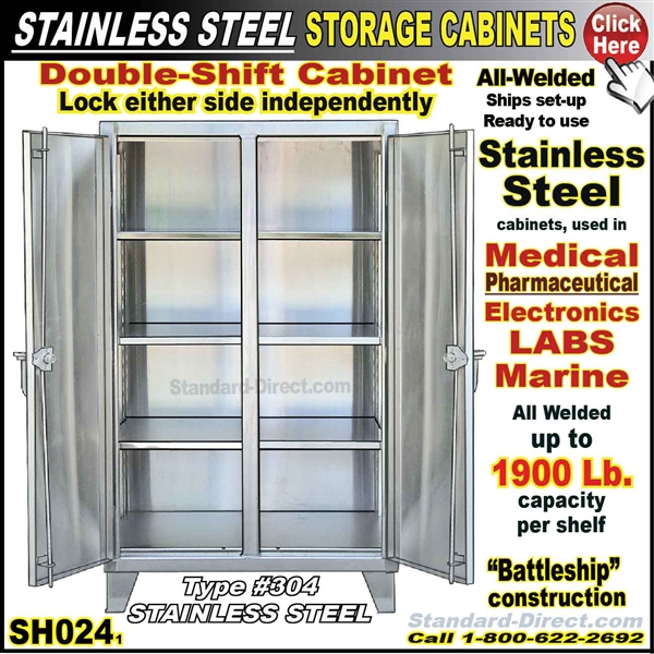 SH024 Stainless Steel Storage Cabinet