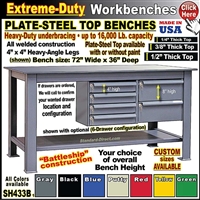 SH433 * Extreme-Duty Workbenches