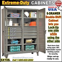SX108 * Double-Shift Cabinet 8-Drawer