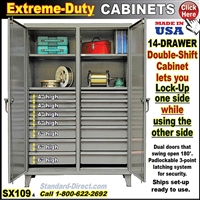 SX109 * Double-Shift Cabinet 14-Drawer