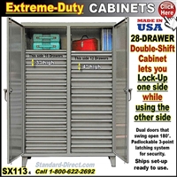 SX113 * Double-Shift Cabinet 28-Drawer