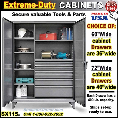 SX115 * Extreme-Duty Cabinet, 7-Drawer
