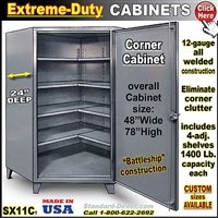 SX11C * Extreme-Duty CORNER Cabinet