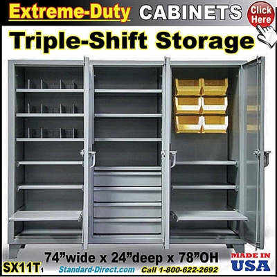 SX11T * Triple-Shift Storage Cabinet