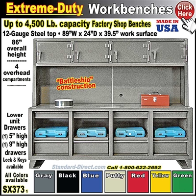 SX373 * Extreme-Duty Workbenches