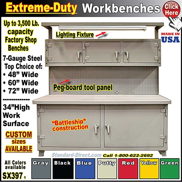 SX397 * Extreme-Duty Workbenches