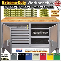 SX405 * Extreme-Duty Workbenches