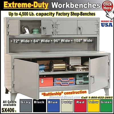 SX406 * Extreme-Duty Workbenches