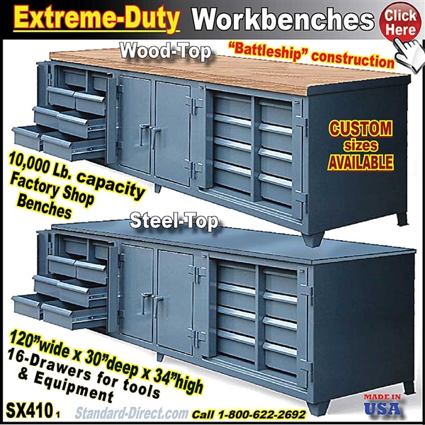 SX410 * Extreme-Duty Workbenches