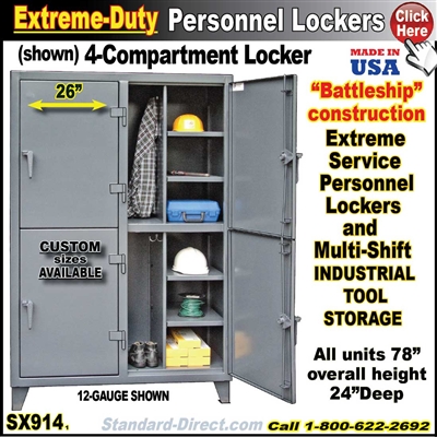 SX914 * EXTREME SERVICE LOCKERS