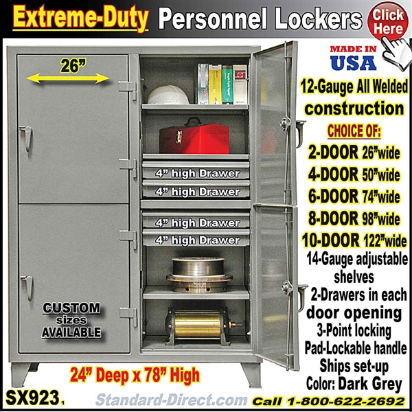 SX923 * EXTREME SERVICE LOCKERS