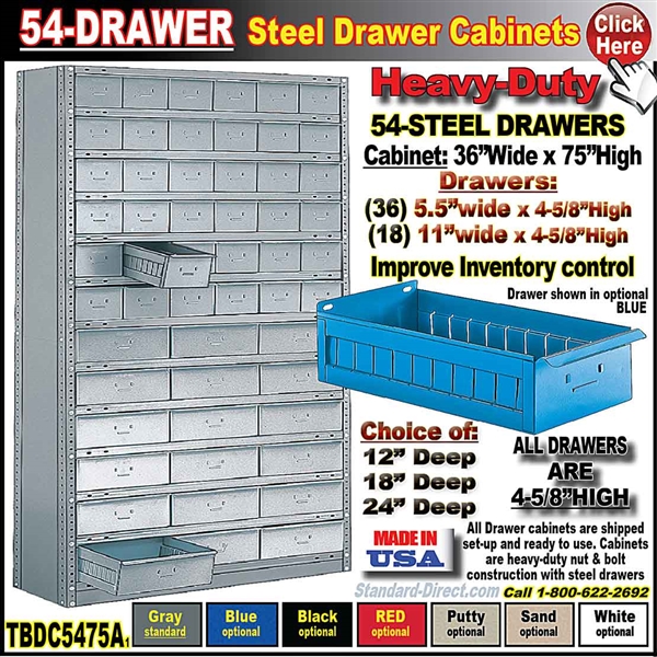 TBDC5475A * 54-DRAWER CABINET