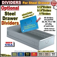 TBDCDIV * DRAWERS DIVIDERS