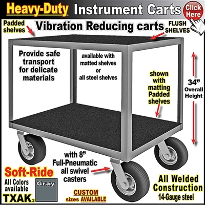 TXAK * 2-Shelf Instrument Carts