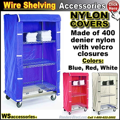 WSACD * COVERS for Wire Shelving
