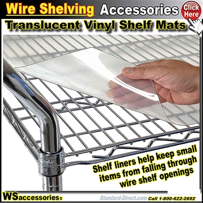 WSACG * SHELF-LINERS for Wire Shelves