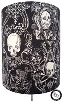 Baroque Gothic Skulls in black