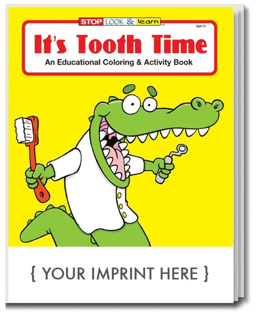 It's Tooth Time, Custom Coloring & Activity Book