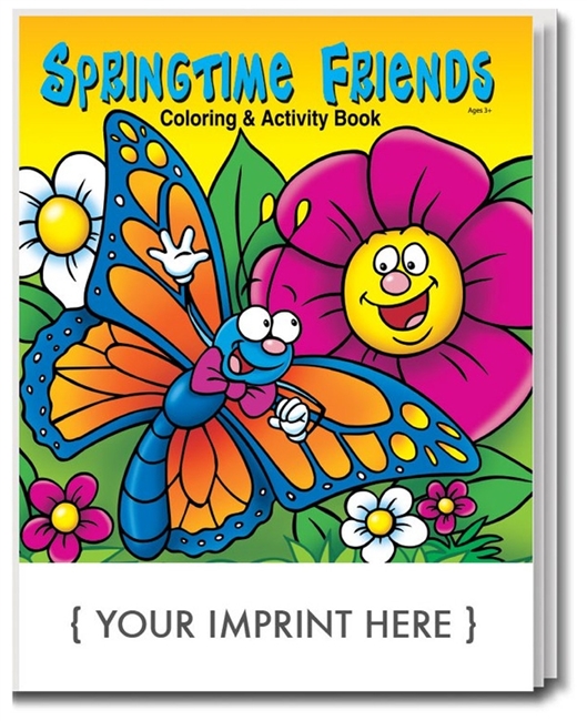 Spring Time Friends Coloring Book