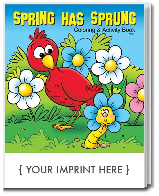 Spring Has Sprung Coloring Book